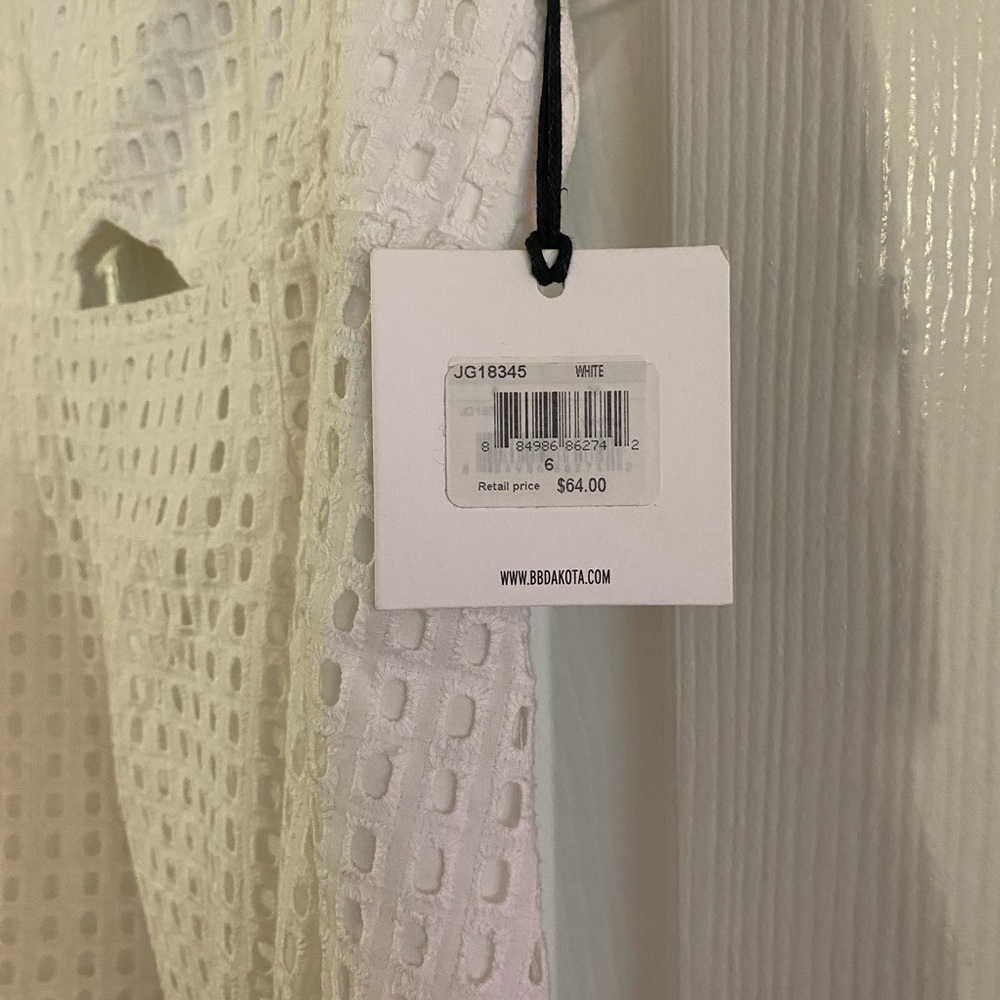 Jack by BB Dakota white eyelet dress - Picture 7 of 10